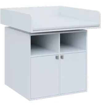 přebalovací pult a komoda QPP - 100DN přebalovací pult, 1100x900x900, bílá, koženka bílá