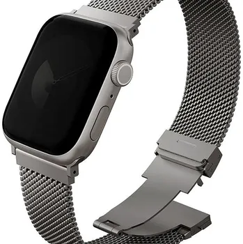 Příslušenství k chytrým hodinkám UNIQ Dante Pro pro Apple Watch 42/41/40 mm Titanium silver