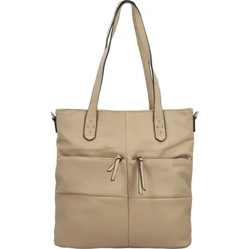 Kabelka Trendy dámská koženková kabelka na rameno Mariam, béžová