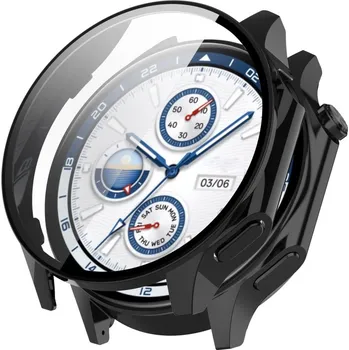 VSECHNONAMOBIL 75664 PC FULL COVER Plastový kryt se sklem pro OnePlus Watch 2 černý
