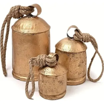 Zahradní dekorace BAF Sada tří kovových zvonů - zvonkohra