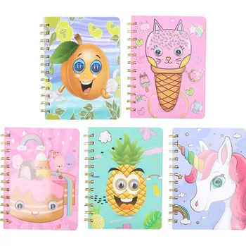 Zápisník Notes spirála s očima linkovaný 13x18cm, 70 stran MIX