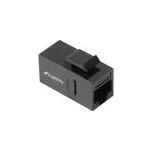 LANBERG Spojka RJ45 černá Kat: 5e RJ45 zásuvka,z obou stran 8p8c