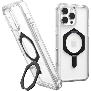 Mobilní telefon Urban Armor Gear Plyo XTE zadní kryt na mobil Apple iPhone 16 Pro Max transparentní, černá 1552552, Kompatibilní s MagSa