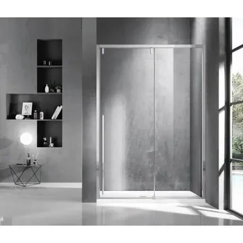 Sprchové dveře Sprchové dveře s tichým dovíráním 150x195 cm Směr zavírání: Pravé (DX)