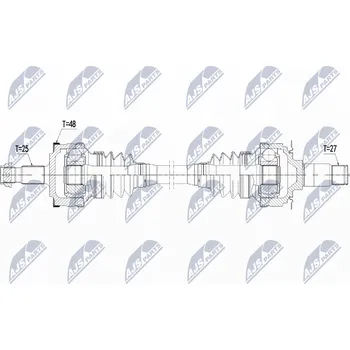 Hnací hřídel NTY NPW-ME-140