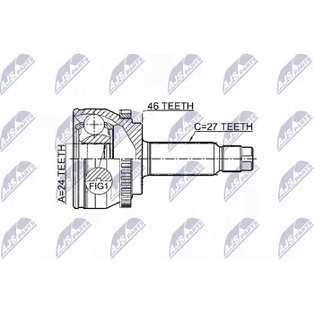 Sada kloubů, hnací hřídel NTY NPZ-KA-359