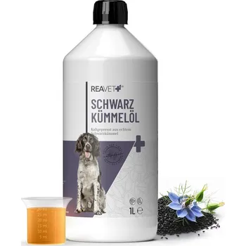 REAVET Olej z černého kmínu (500 ml - 1 litr) Objem: 1 litr
