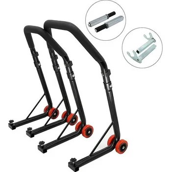 SEFIS D18 moto stojan přední a zadní set -přední stojan : Single, zadní stojan : Hák