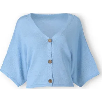 Dámský svetr Propínací svetřík oversize RAY 8250 barva: modrá světlá