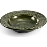 Talíř keramický zelený - středověký