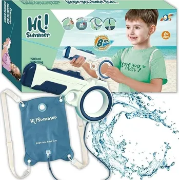 Dětská zbraň GOTEL B28A VODNÍ PISTOLE S BATOHEM VODNÍ SÍTKO