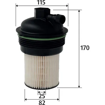 Palivový filtr Palivový filtr VALEO 587950