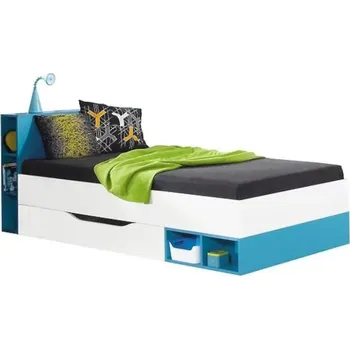 Postel Postel Mobi Bílá/Tyrkysová