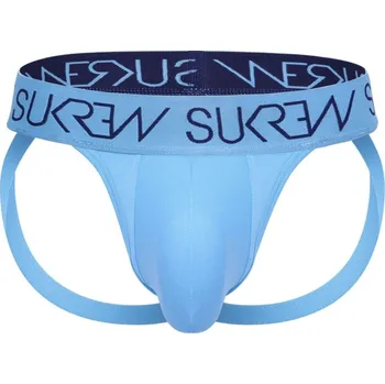 Pánské erotické prádlo Jocksy Sukrew Jockstrap Arctic Blue XL, modré pánské jocksy