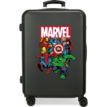 JOUMMABAGS Cestovní kufr ABS Avengers Black, 65 cm