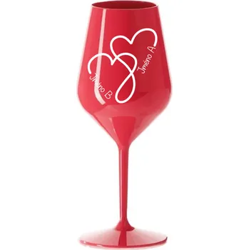 Sklenice Nerozbitná sklenice pro zamilované