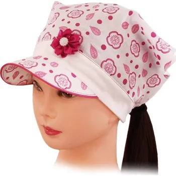 Kojenecké oblečení ROCKINO Letní dívčí šátek, bílý s květy Varianta: 54cm