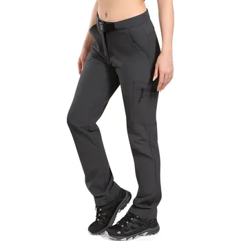 Dámské kalhoty ALPINE PRO - CORBA DÁMSKÉ SOFTSHELLOVÉ KALHOTY S COOL-DRY