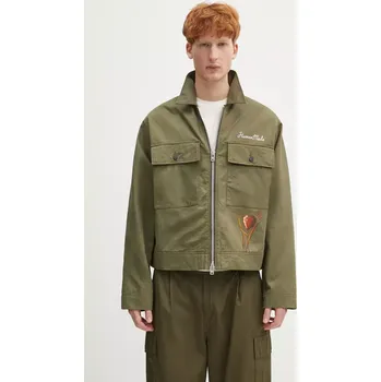 Pánská větrovka Bavlněná bunda Human Made Military Jacket, XXL, zelená, 91X