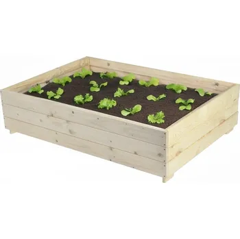 Vyvýšený záhon Vyvýšený záhon dřevěný XL Baby Mix 150x120x30 cm