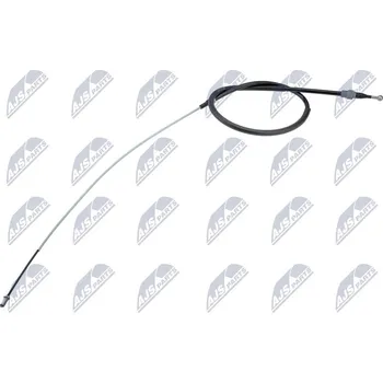 Lanko parkovací brzdy Tažné lanko, parkovací brzda NTY HLR-VW-009