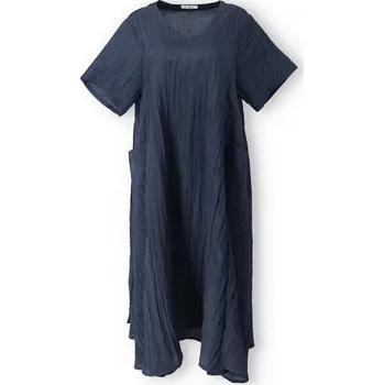 Dámské šaty Dlouhé šaty s kapsami USee A116 barva: modrá tmavá