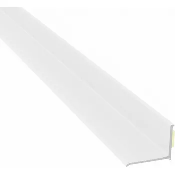 Podlahová lišta BUKOMA Stěnová ukončovací lišta 20x15 mm Barva a délka: Lakovaná bílá, 0,9 m