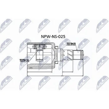 Sada kloubů, hnací hřídel NTY NPW-NS-025