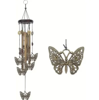 Zahradní dekorace BAF Kovová zvonkohra. Motýl. Délka 58 cm