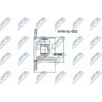 Sada kloubů, hnací hřídel NTY NPW-SU-002