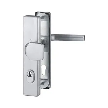 Dveřní kování Bezpečnostní sada DALLAS, klika-koule, PZ 88 mm, se zakrytím vložky, nerez,RC3