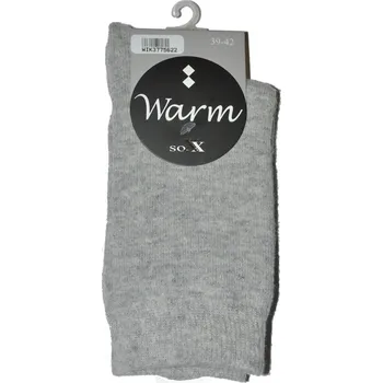 Pánské ponožky Dámské ponožky WiK 37756 Warm šedá 39-42