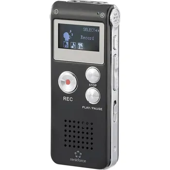 Renkforce RF-DVR-L169 digitální diktafon Maximální čas nahrávání 25 h černá potlačení šumu