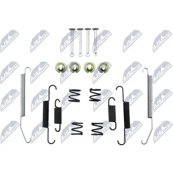 Brzdová čelist Sada příslušenství, parkovací brzdové čelisti NTY HSR-SB-001