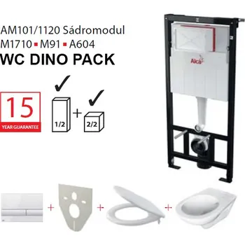 WC sada Set modul 5v1 Alcadrain DEEP RIM AM101/1120,M370,M91/DRIMPACK/P169