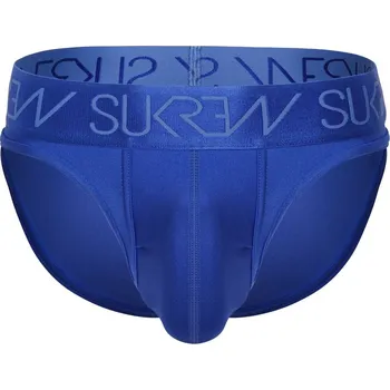 Pánské erotické prádlo Slipy Sukrew Classic Brief Sapphire XL, modré pánské slipy