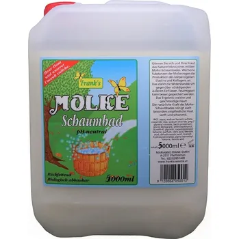 Jemná koupel se syrovátkou pro suchou a citlivou pokožku Molke Schaumbad, 5 l
