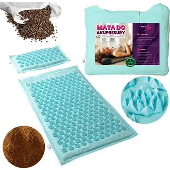 Masáž ActivePlus Akupresurní podložka 74 x 44 cm Tyrkysový