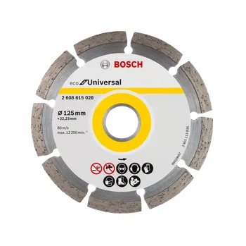 Řezný kotouč Univerzální diamantový kotouč Bosch Eco for Universal 125 x 22,23 x 2,0 x 8,0 mm na beton, cihly, vápenopískové cihly (kód 2608615028)