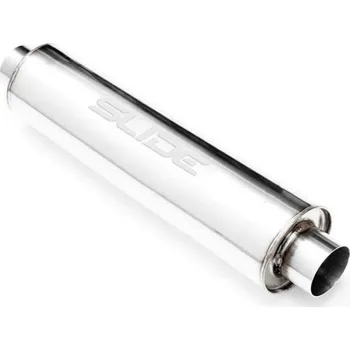 Výfuk pro motocykl Slide Nerezový rezonátor, středový tlumič , průměr 63.5 mm x 50 cm