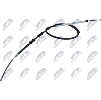 Lanko parkovací brzdy Tažné lanko, parkovací brzda NTY HLR-FT-002