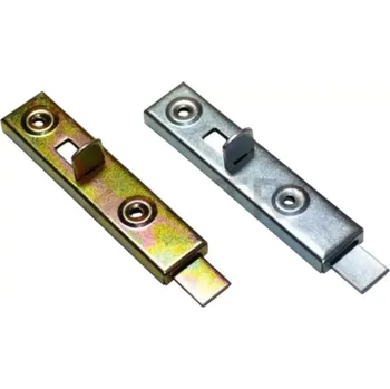 Tesařské kování Zástrč nábytková 70 mm, jednoduchá, žlutý zinek