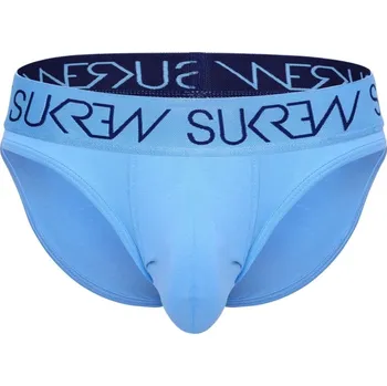 Pánské erotické prádlo Slipy Sukrew Classic Brief Arctic Blue XL, modré pánské slipy