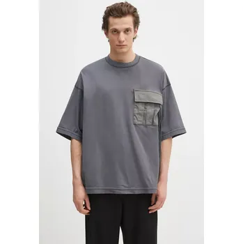 Pánské tričko Bavlněné tričko Undercover T-Shirt, M, šedá, 90X