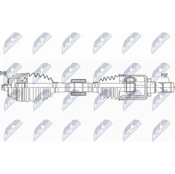 Hnací hřídel NTY NPW-BM-170