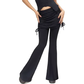 Dámské kalhoty kalhoty dámské KILLSTAR - Nightluck Flares - Black