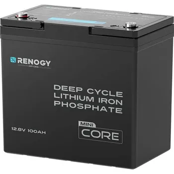 Trakční baterie Renogy CORE Mini 100Ah 12V LiFePO4 baterie Deep Cycle | IP 65 | Záruka 5 let