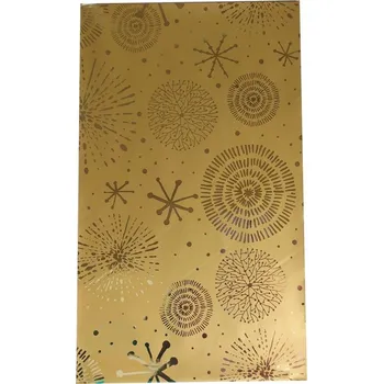 Dárková taška Sáček 15x25 Fireworks zlatý - 10 ks 8810007