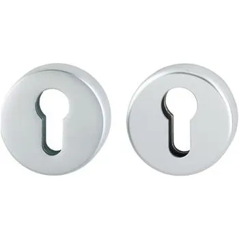 HOPPE bezpečnostní cylindrické rozety kulaté, hliník stříbrný elox